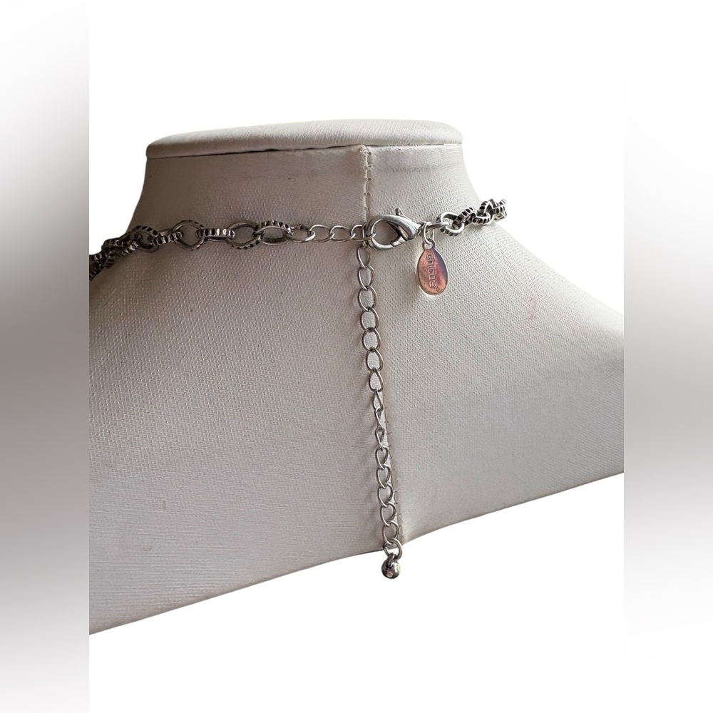 Chico’s Elegant Black and Silver Necklace - Picture 5 of 5